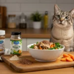 Cat Food Recipes: A Bowl of Fresh, Homemade Chicken and Vegetable Cat Food