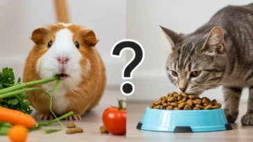 Can Guinea Pigs Eat Cat Food?