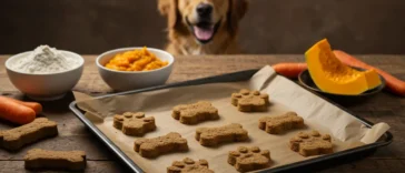 Best Diabetic Dog Treats in a homemade kitchen setting