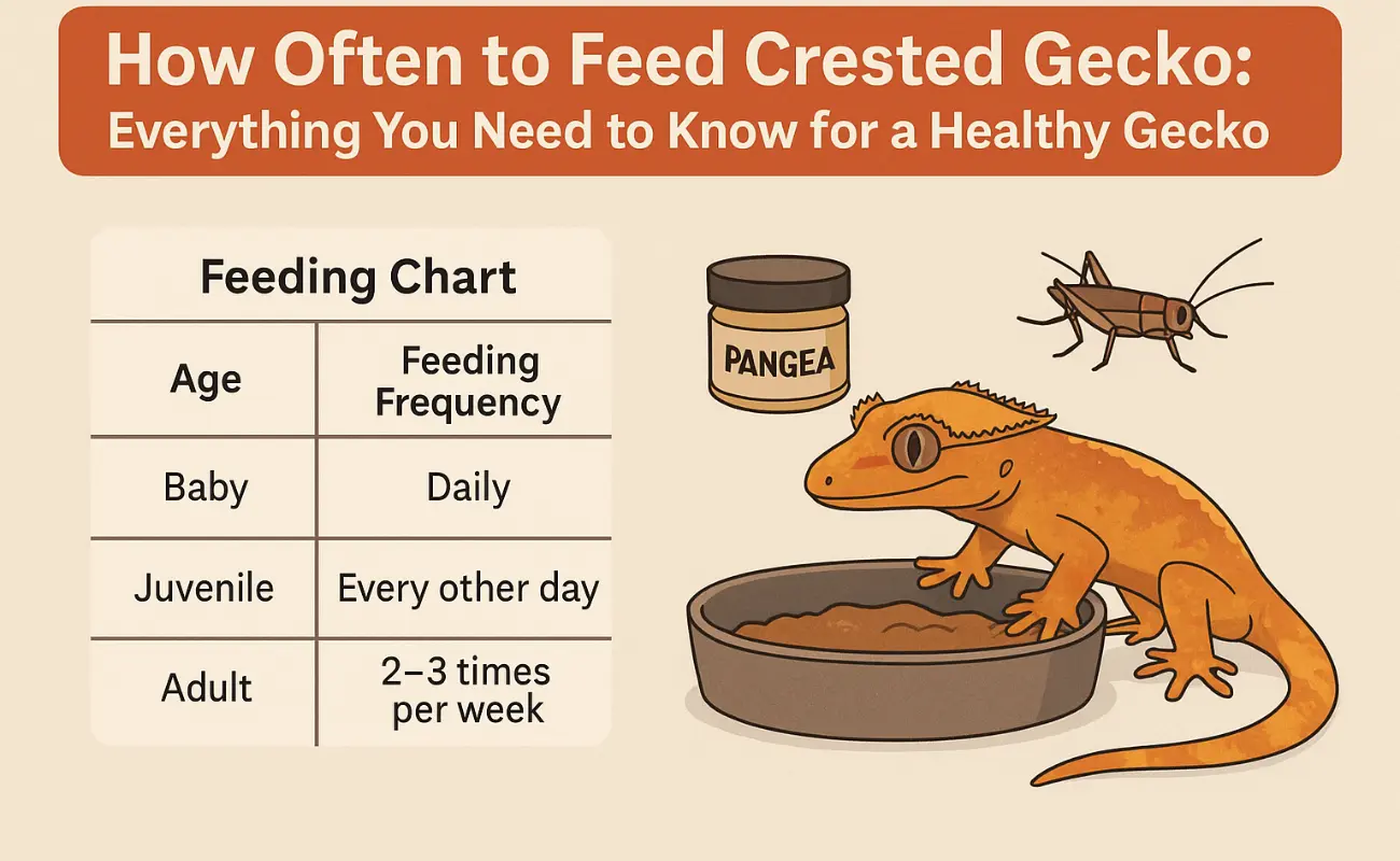 How Often to Feed Crested Gecko: Everything You Need to Know for a Healthy Gecko