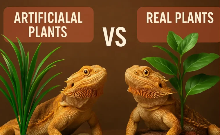 Are Artificial Plants Better for Bearded Dragons or Real? Comparison of live and artificial plants for bearded dragons