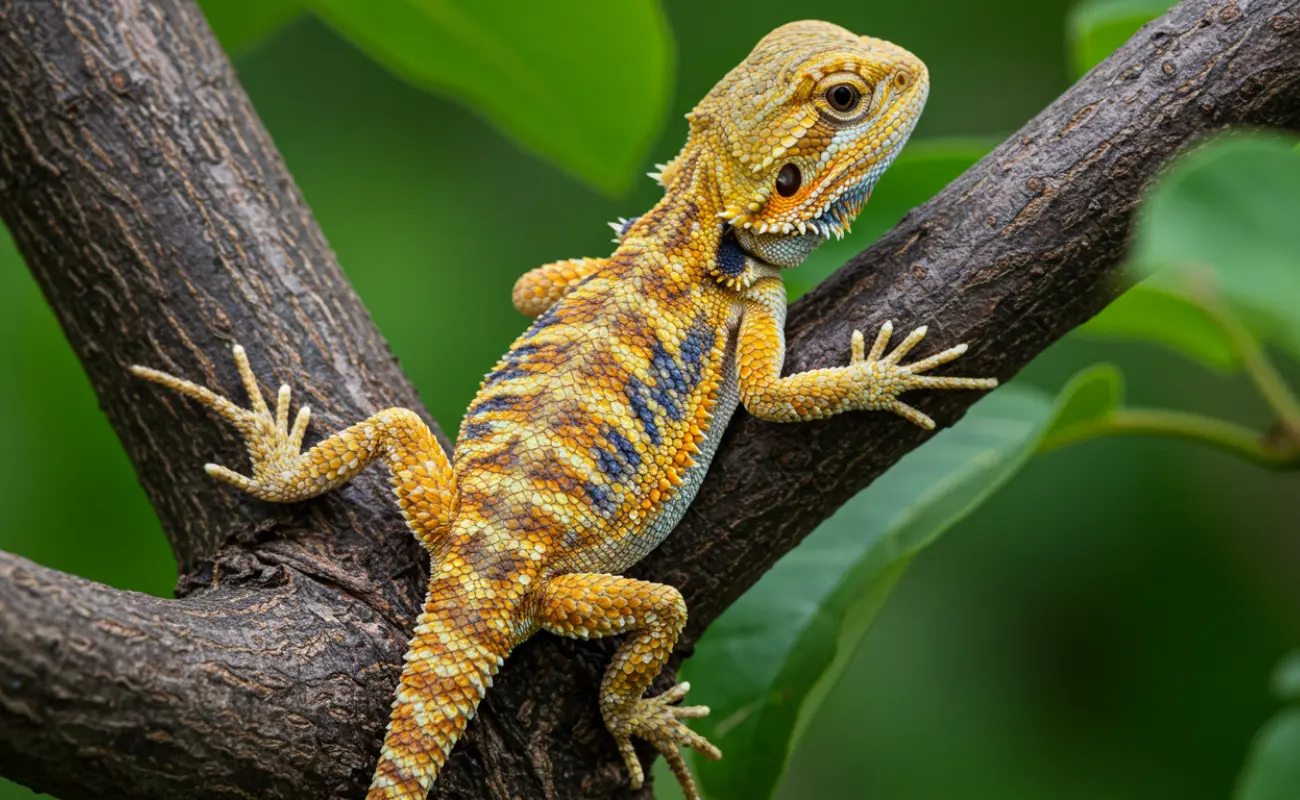 Orange Citrus Tiger Bearded Dragon
