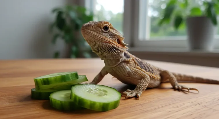 can bearded dragons have cucumbers safely in their diet