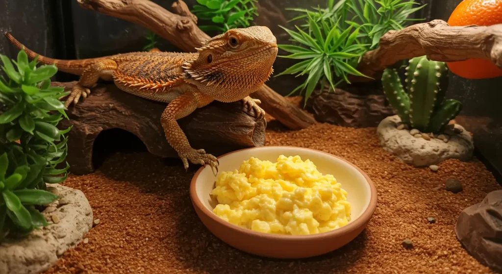 Can bearded dragons eat eggs in cooked form