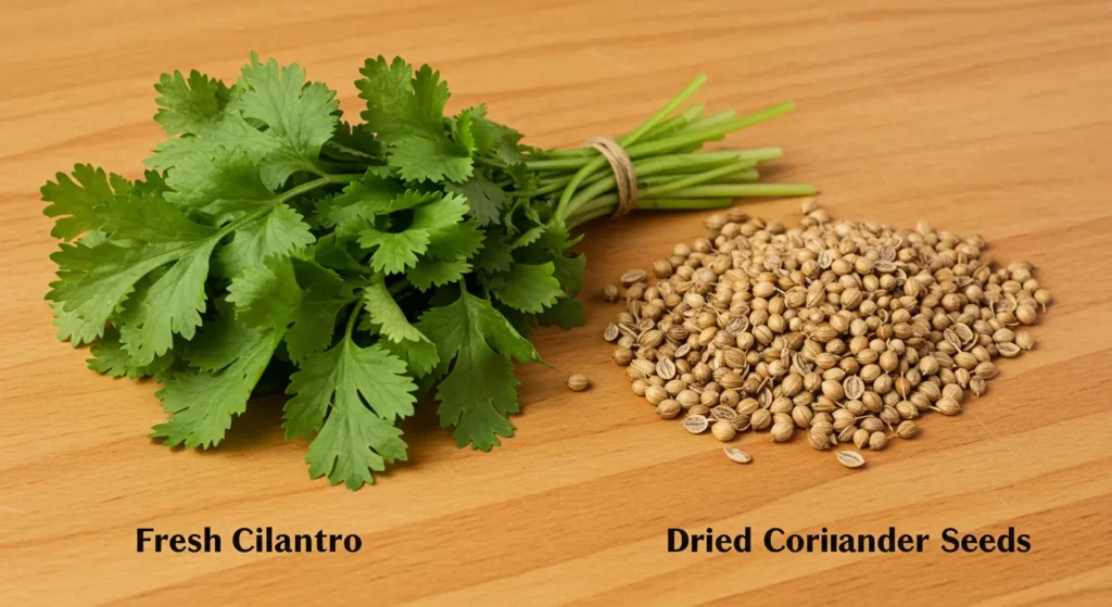 Can bearded dragons eat cilantro safely: comparison with coriander leaves